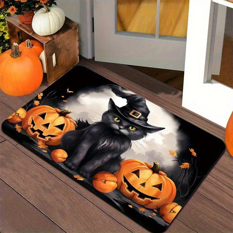 Halloween-Themed Decorative Doormat Bowlift
