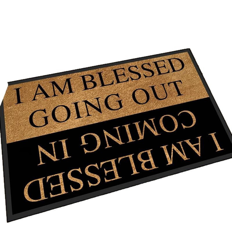 Cartoon-Themed Doormat Bowlift
