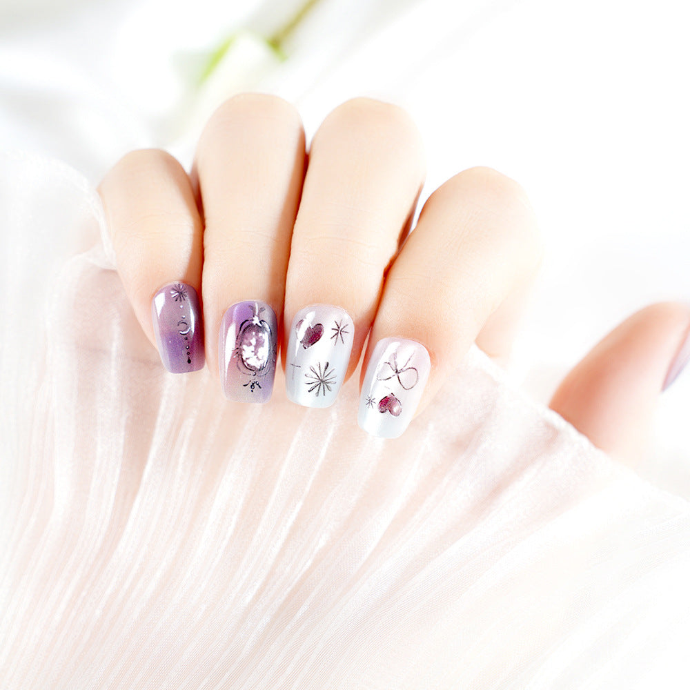 Premium Artistic Press-On Nail Set Bowlift