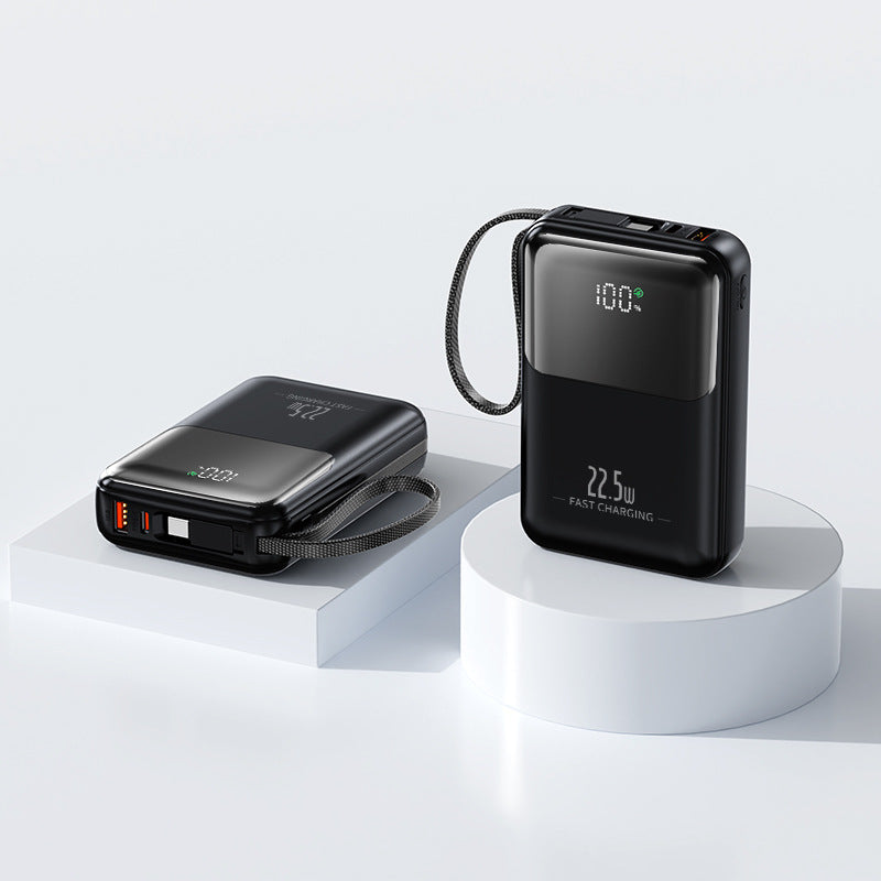 Power bank with fast charging and intelligent LED display Bowlift