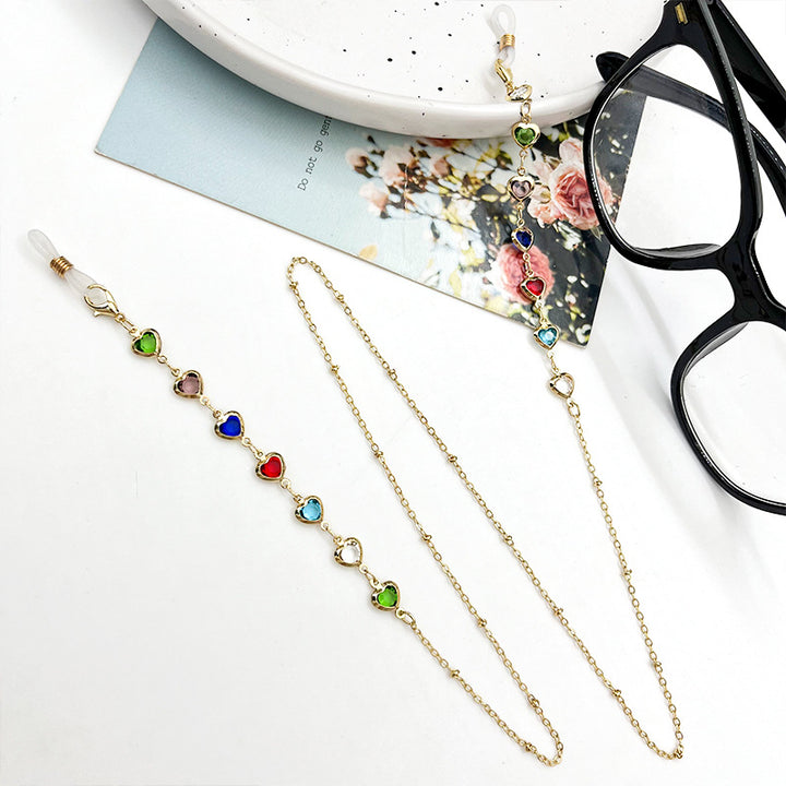 Heart-Shaped Eyewear Chain Bowlift