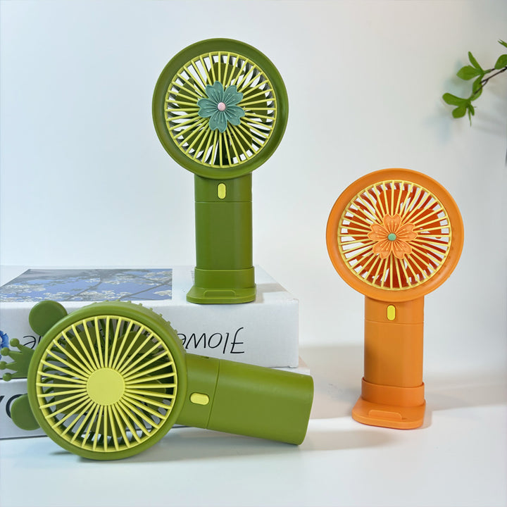 Decorative Handheld Cooling Fan Bowlift