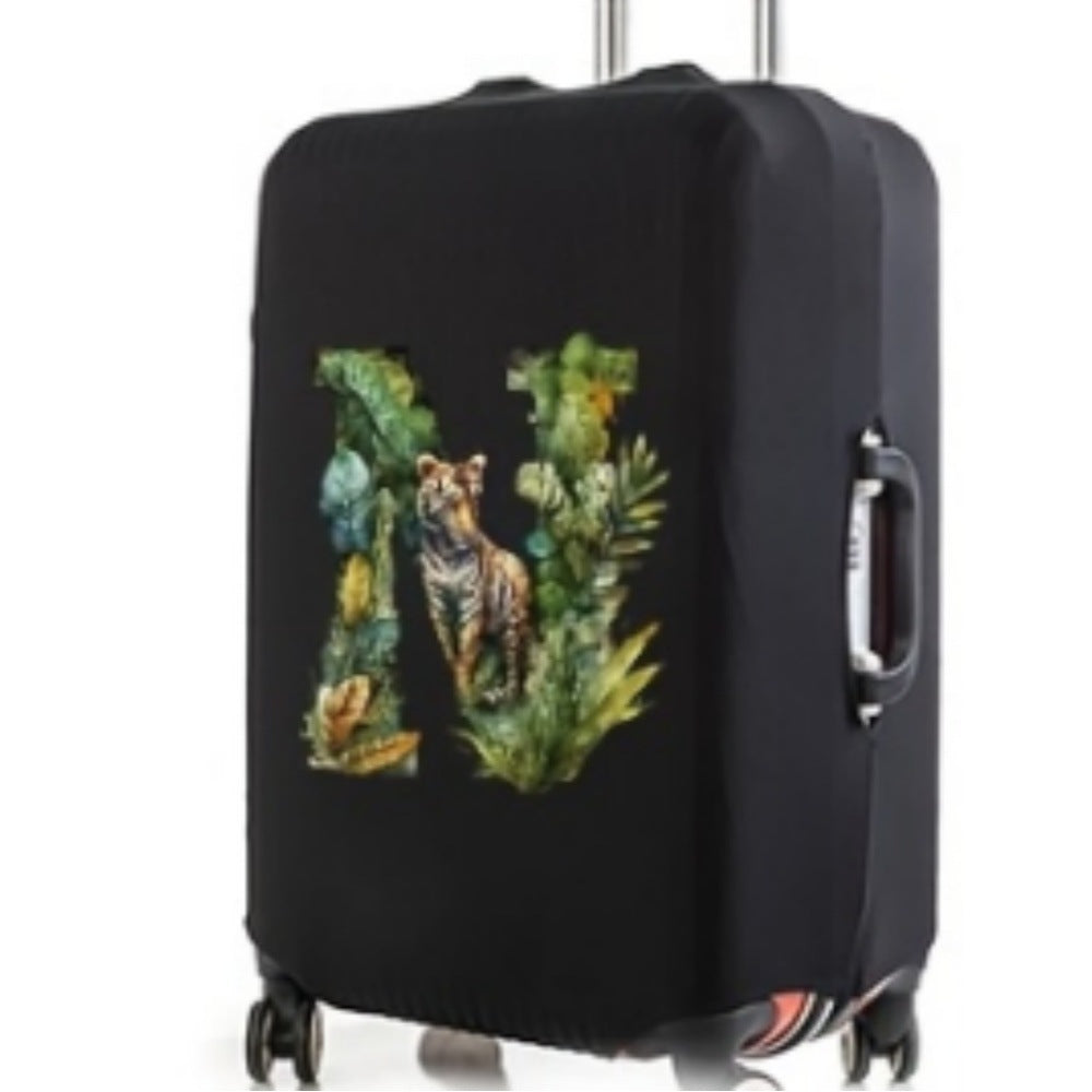 Unisex hard shell suitcase with unique tiger design Bowlift