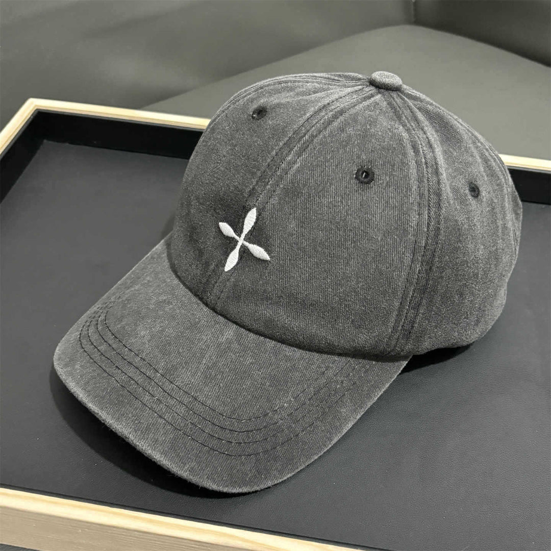 Unisex Vintage-Inspired Soft Twill Cap Bowlift