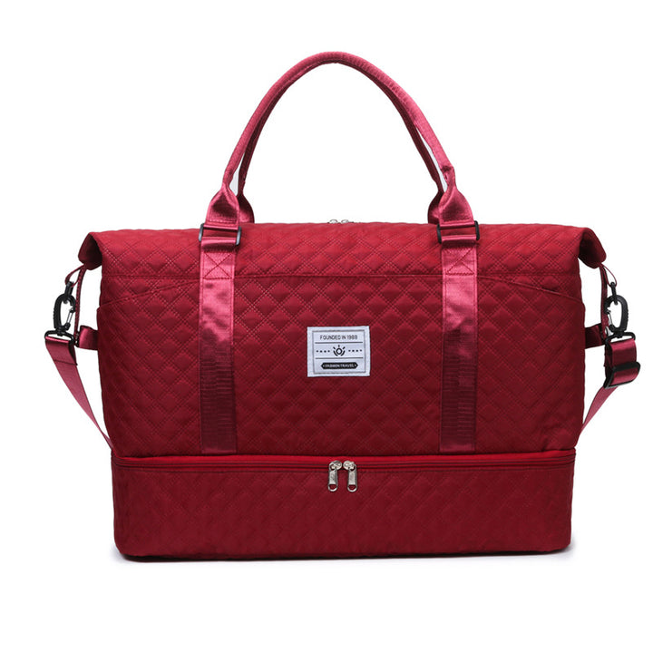 Quilted Travel Weekender Bag