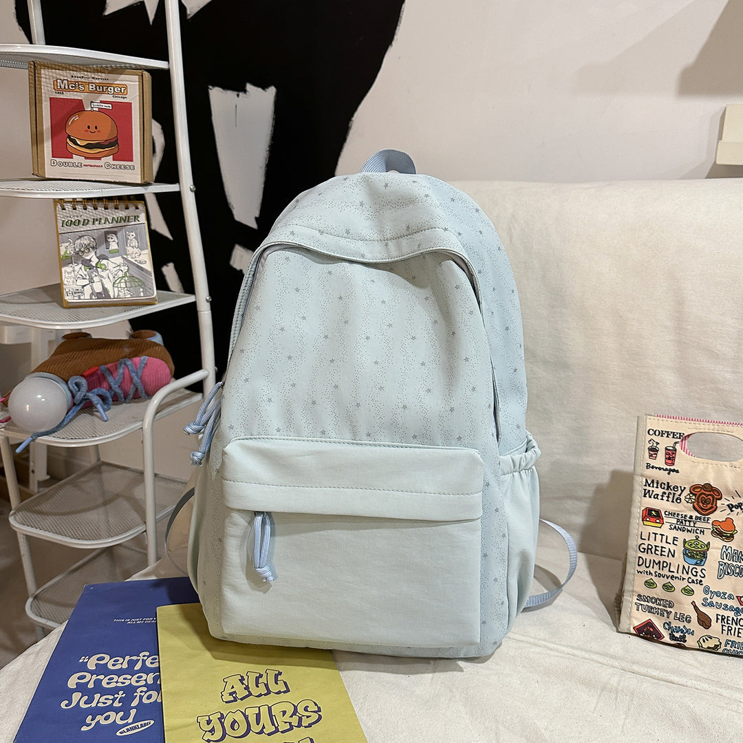 Backpack with Cute Star Design and Practical Storage Bowlift