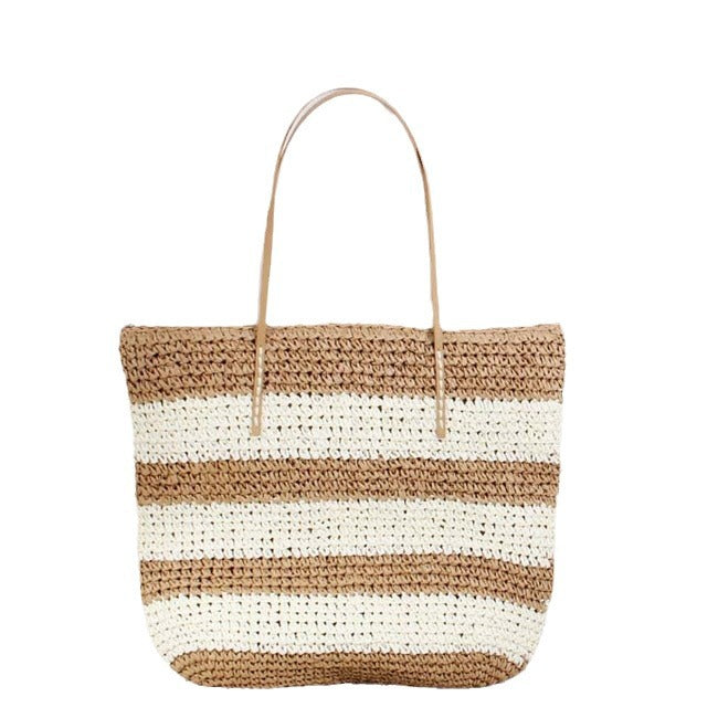 Large rattan shopping bag with sturdy handles Bowlift