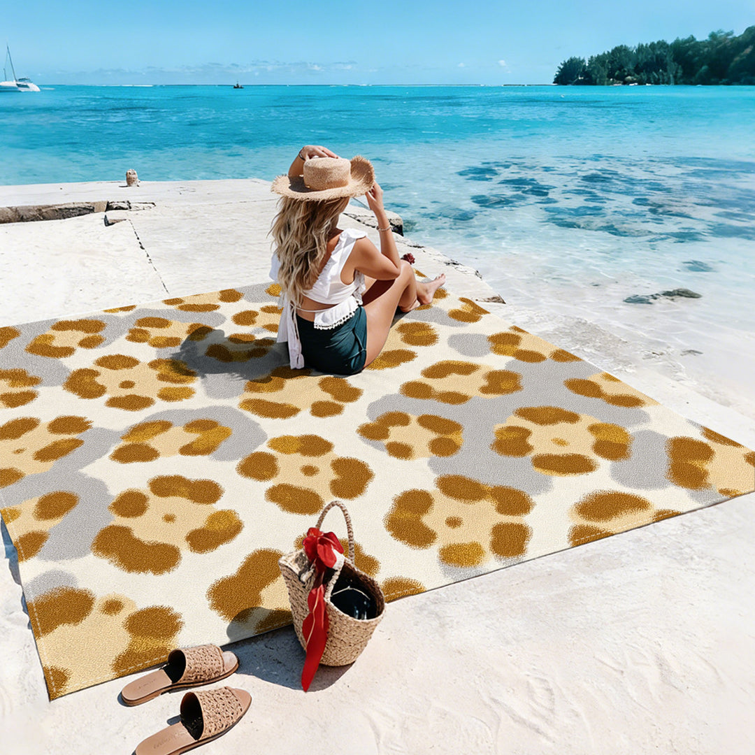 Mandala Design Beach Mat Bowlift