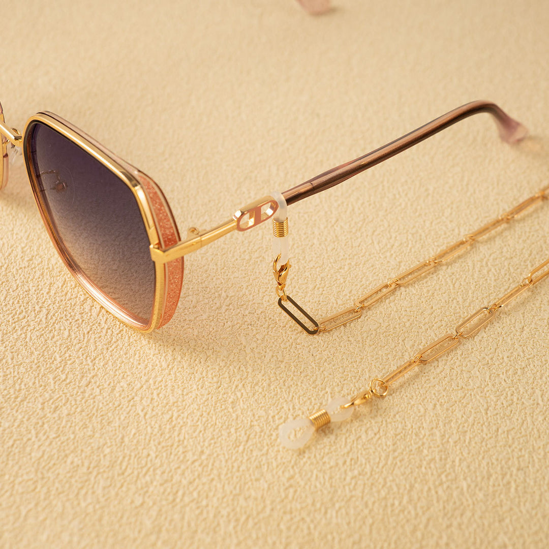 Elegant Paperclip Style Eyewear Chain Bowlift