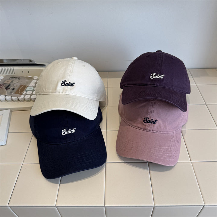 Women's Vintage-Inspired Casual Twill Cap Bowlift