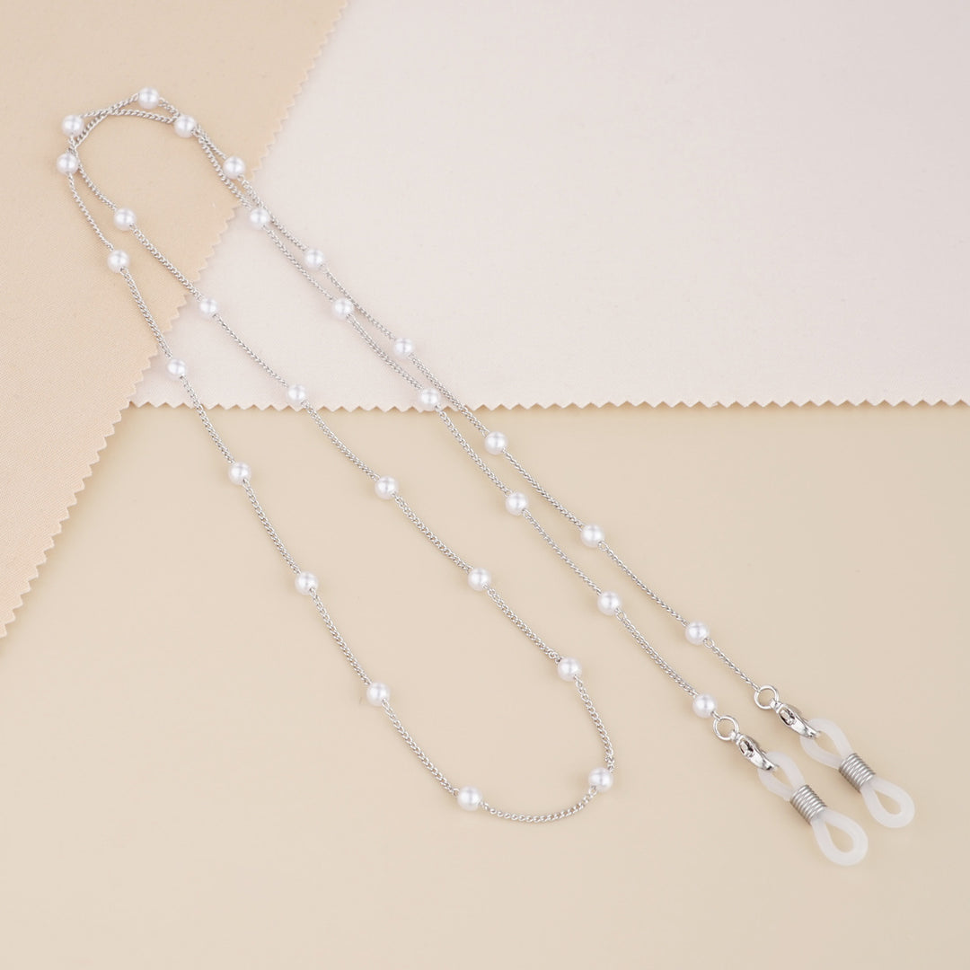 Pearl-Accent Eyewear Chain Bowlift