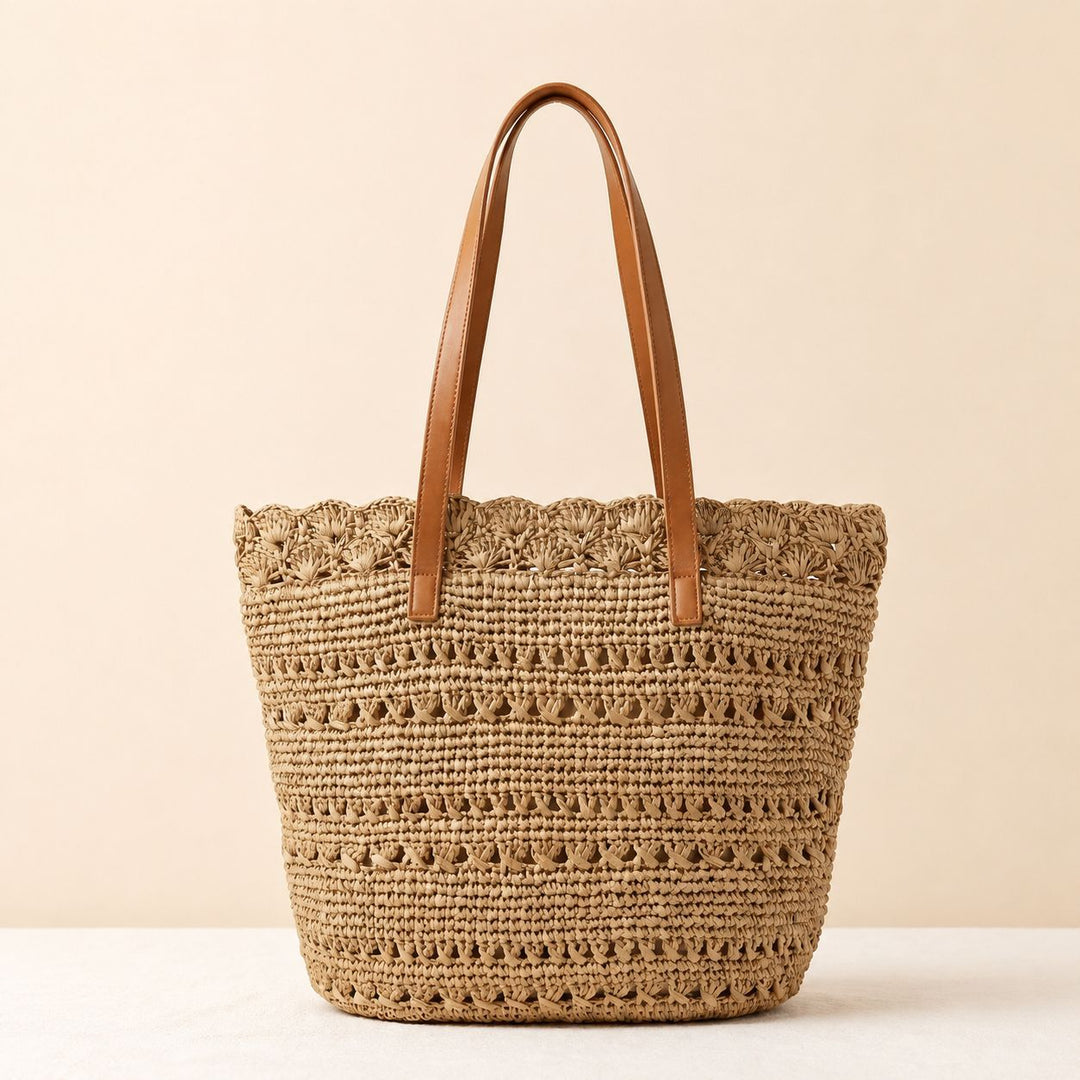 Handcrafted shoulder bag with unique mesh structure Bowlift