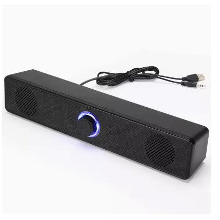 Compact Multimedia Soundbar Speaker Bowlift