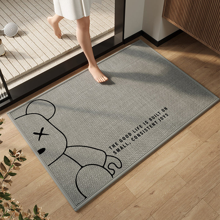 Motivational Welcome Mat Bowlift