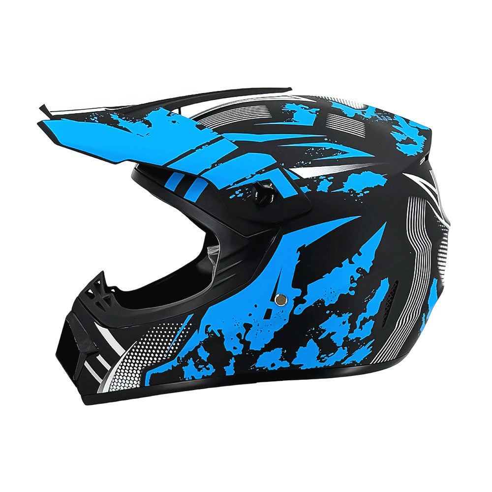 full-face motocross helmet with extended visor and reinforced chin guard Bowlift