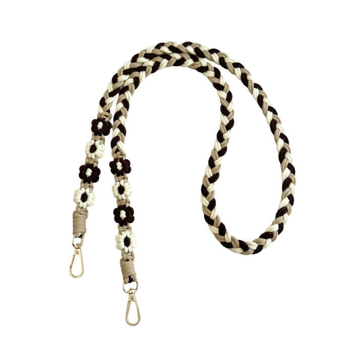 Handmade Macrame Floral Dog Leash Bowlift