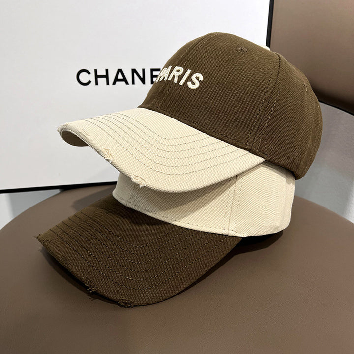 Unisex Classic Distressed Baseball Cap Bowlift