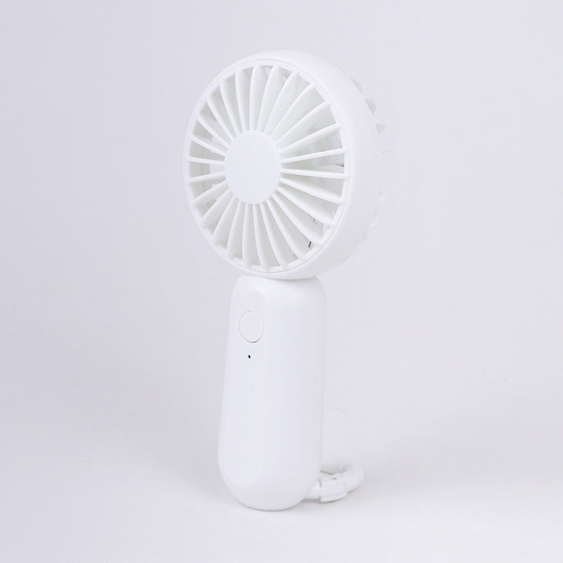Unisex portable mini hand fan with USB charging and carrying strap Bowlift