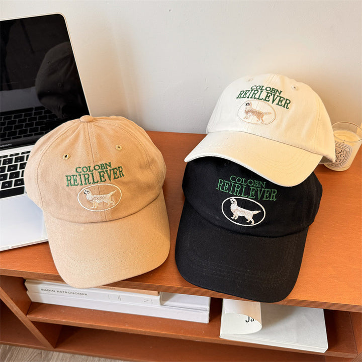 Women's Casual Embroidered Baseball Cap Bowlift