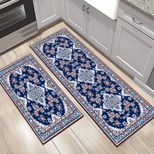 Elegant Floral Print Runner Set Bowlift