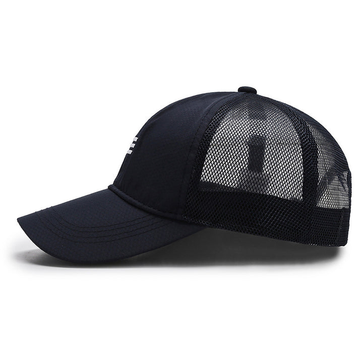 Women Sporty Mesh Trucker Cap Bowlift