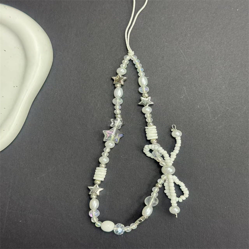 Charming Beaded Phone Lanyard Bowlift