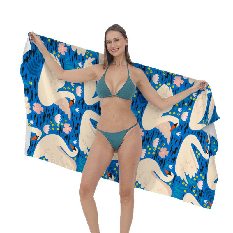 Beach towel with creative surf designs Bowlift