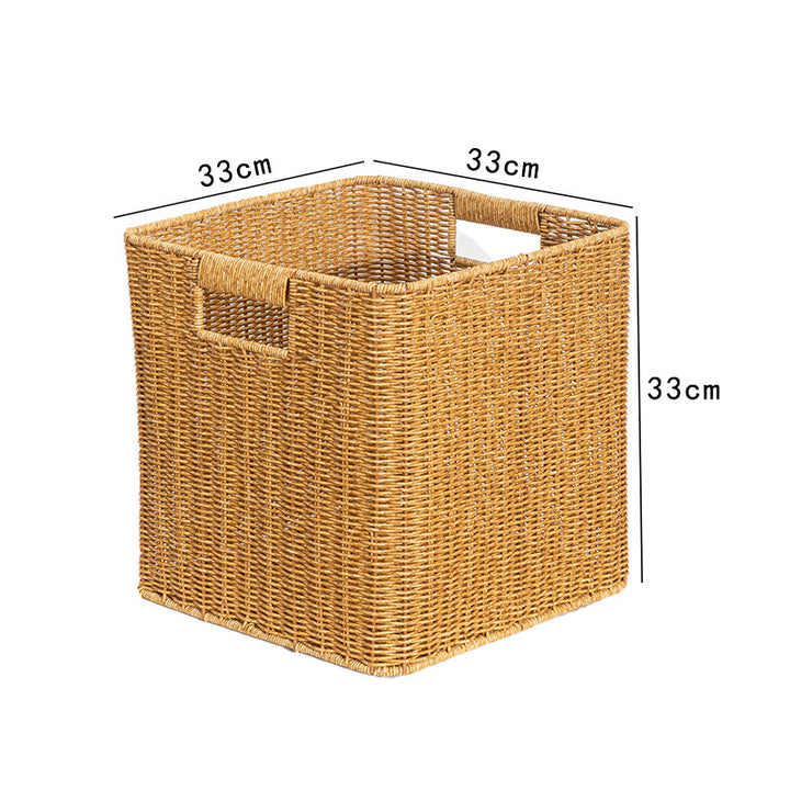 Rectangular Woven Storage Basket Bowlift