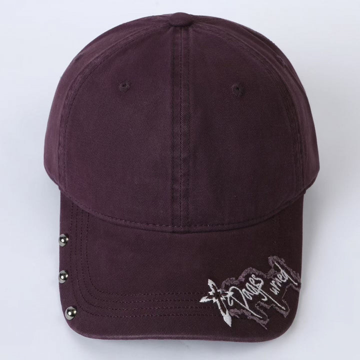 Women's Embroidered Adjustable Baseball Cap Bowlift