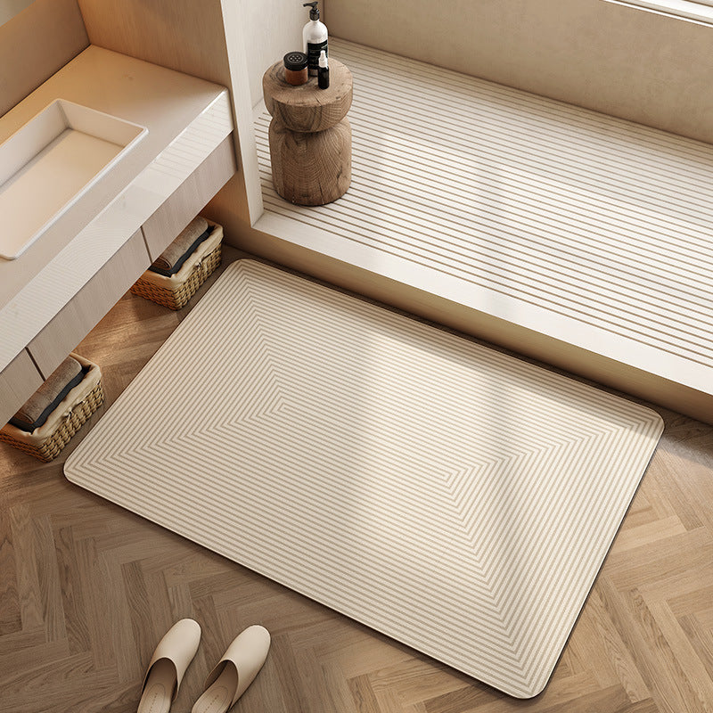 Geometric Patterned Bath Mat Bowlift