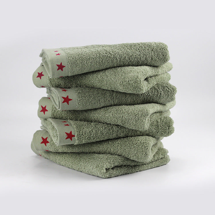 Care Towel With Soft Surface And Decorative Star Border Bowlift