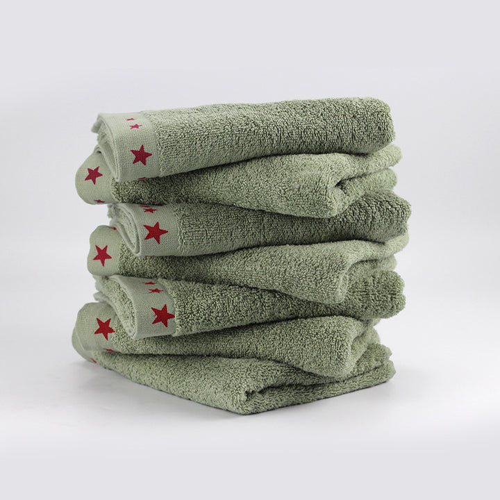 Care Towel With Soft Surface And Decorative Star Border Bowlift
