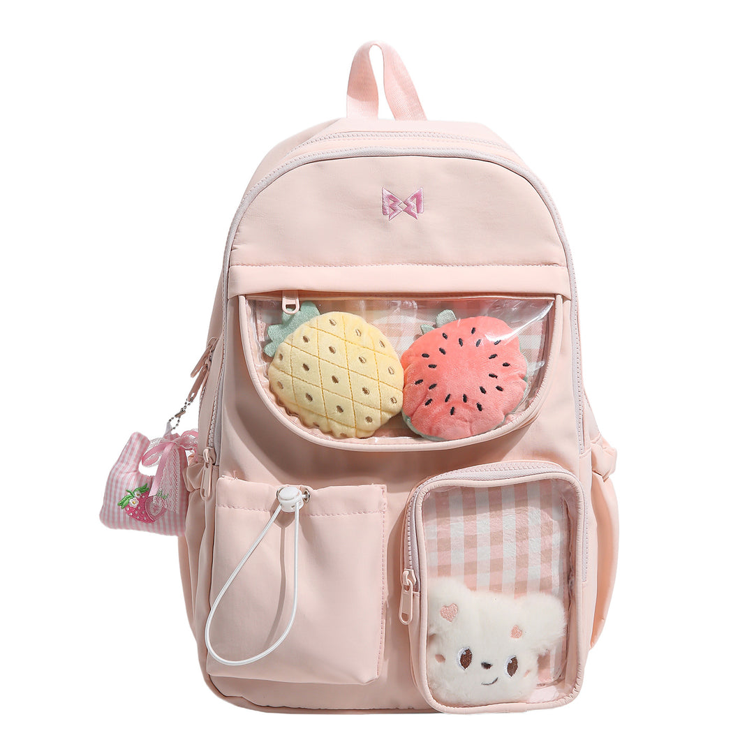 Functional Plush Storage Backpack Bowlift