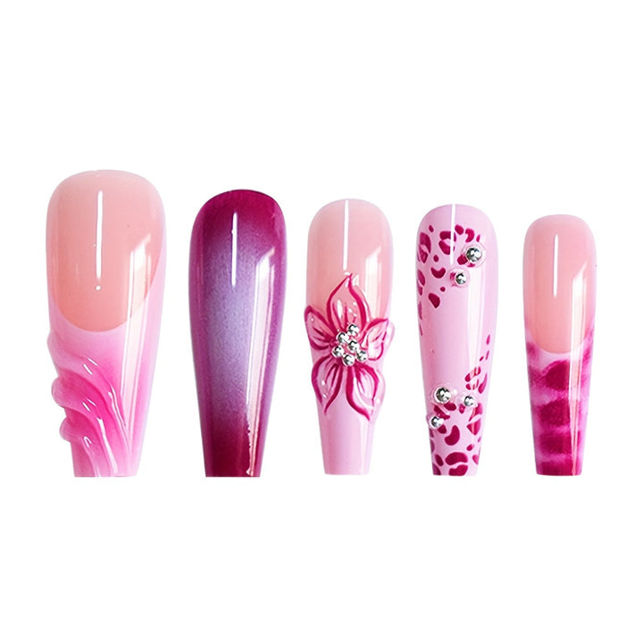 Premium Floral Nail Art Set Bowlift