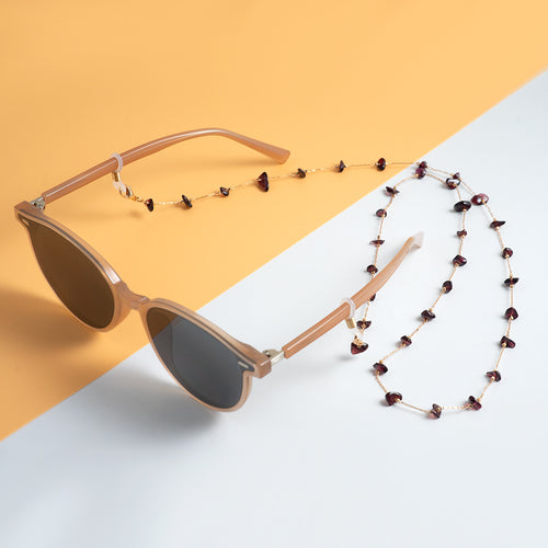 Delicate Gemstone Bead Eyewear Chain Bowlift