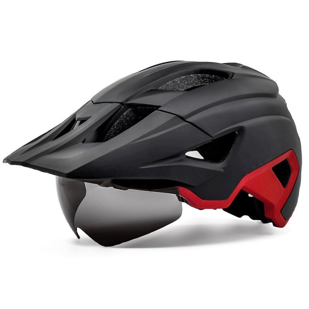 Advanced Mountain Biking Helmet with Integrated Visor Bowlift