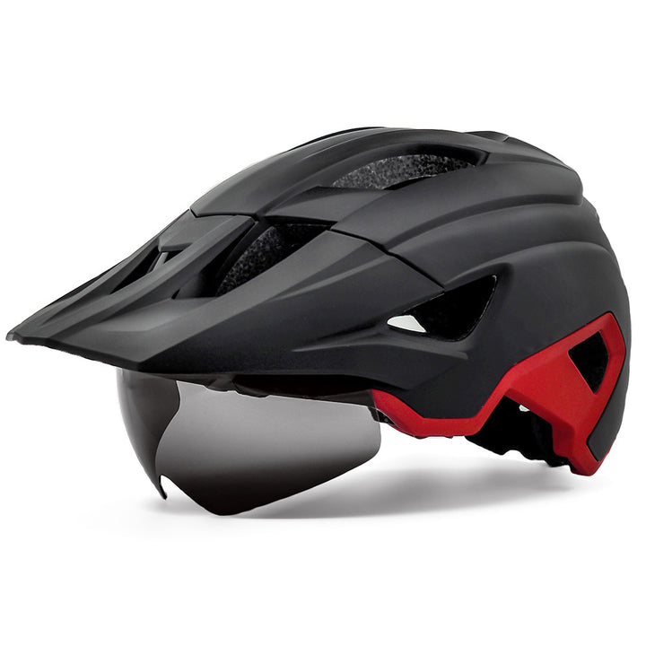 Advanced Mountain Biking Helmet with Integrated Visor Bowlift