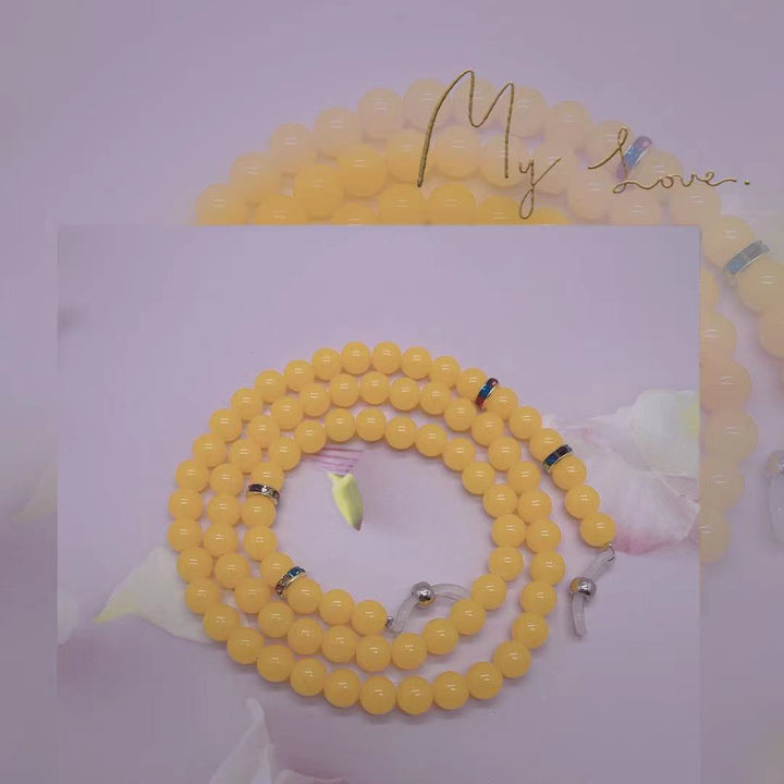 Multi-Strand Beaded Eyewear Chain Bowlift