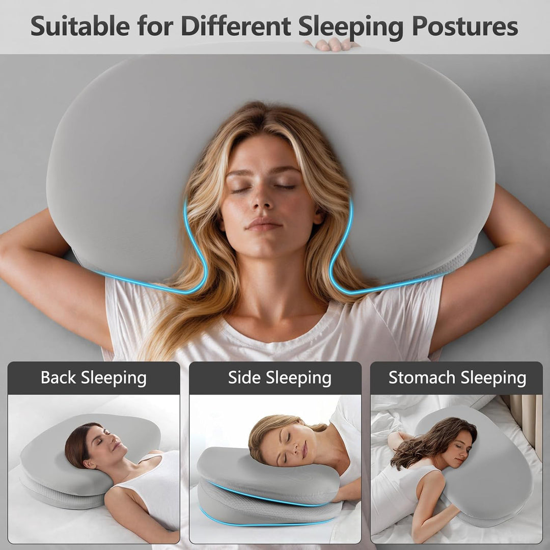 Ergonomic and Adjustable Neck Pillow Bowlift