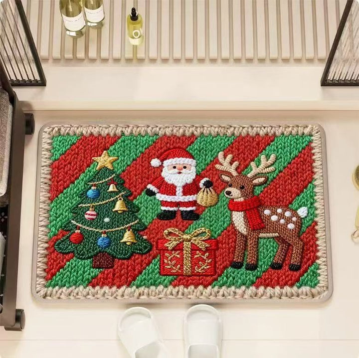 Christmas-Themed Decorative Mat