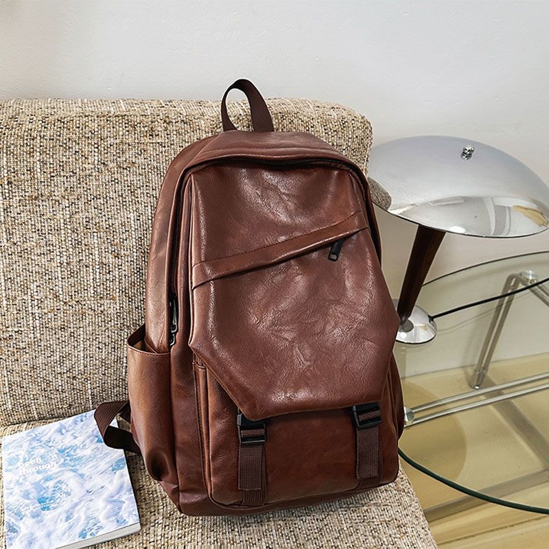 Eco-Friendly Leather Backpack Bowlift
