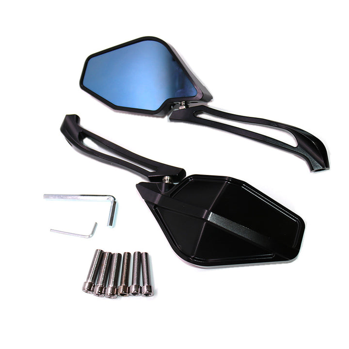 Adjustable Motorcycle Side View Mirror Bowlift