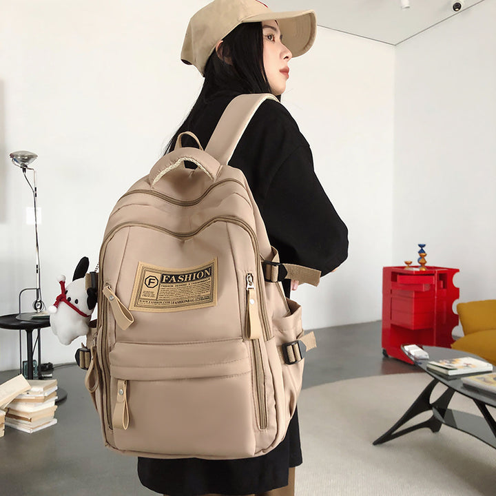 Multi-Compartment Casual Backpack Bowlift