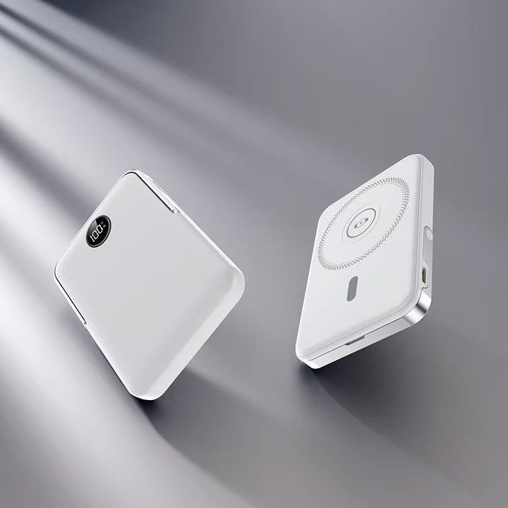 Power bank with intelligent LCD display and wireless charging function Bowlift