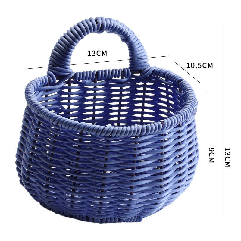 Chic Woven Storage Basket with Ergonomic Handle Bowlift