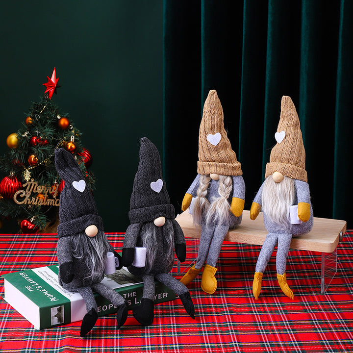 Decorative Christmas gnome figure Bowlift