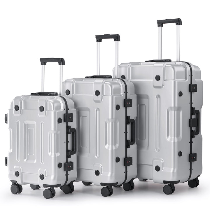 Unisex Hard Shell Versatile Travel Luggage Set Bowlift