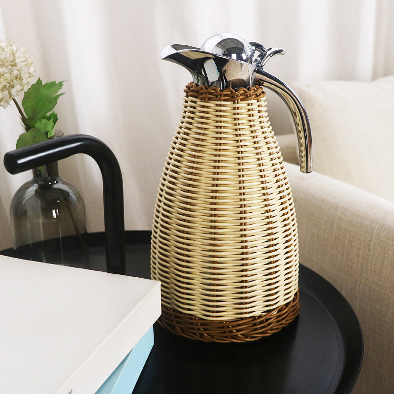 Decorative Woven Pitcher Bowlift