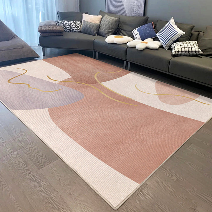 Abstract Pattern Area Rug Bowlift