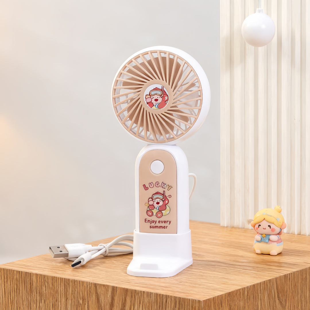 Portable Mini Fan with Cute Design Bowlift
